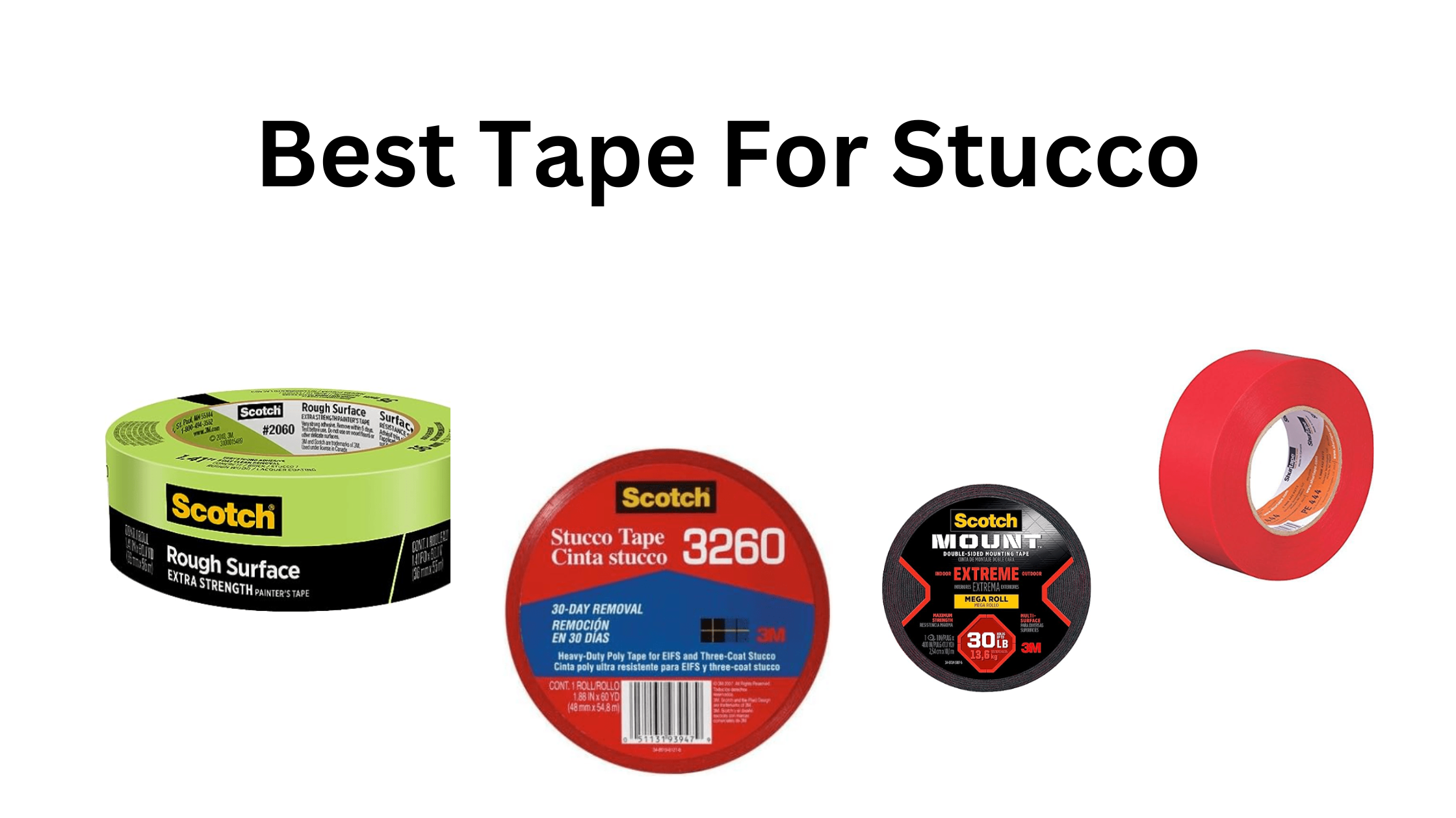 Best Tape For Stucco In 2024 Masking,Outdoor,Mesh Tapes